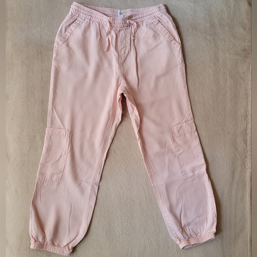 Gap Girl Pink Pull-on Cargo Jogger Pants Size XL (12)